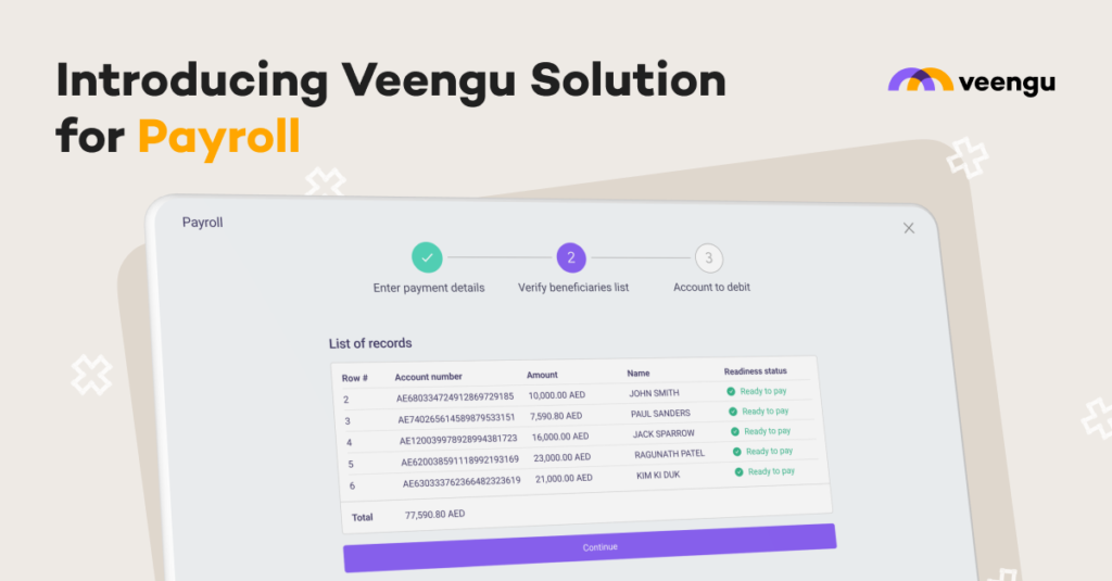 Payroll solution for fintech, Payroll software, Veengu payroll, Veengu business portal, white-label software for fintech