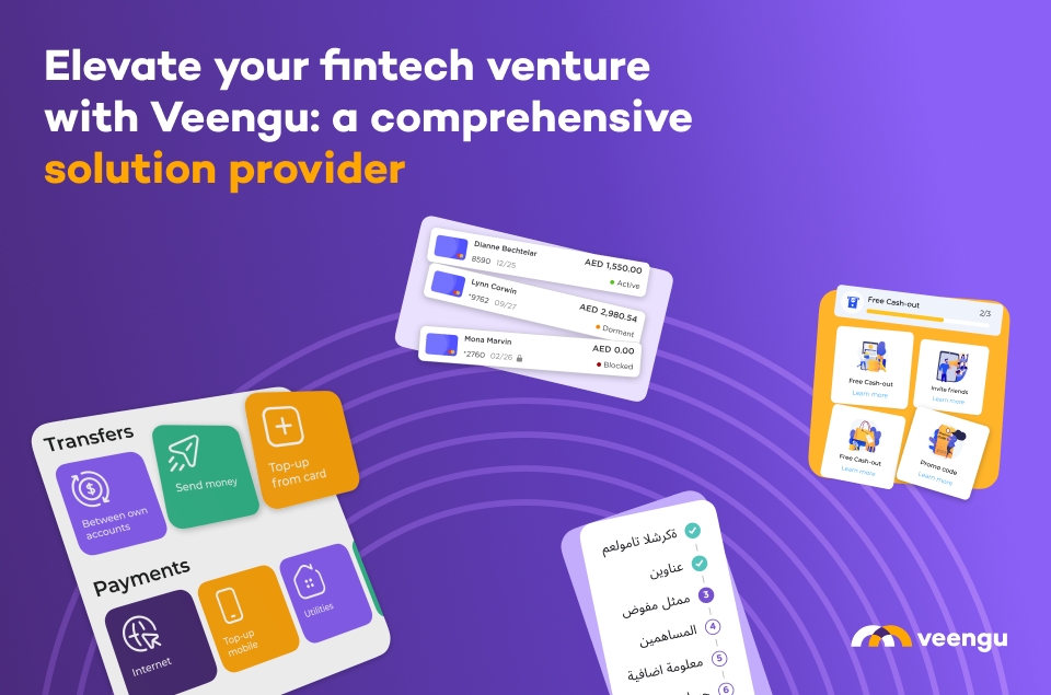 fintech solution provider, core banking for fintech, fintech solution provider, Veengu, Dubai, UAE, Africa, Middle East