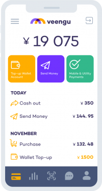 Veengu Mobile App for Individuals and Businesses (Veengu Mobile App for individuals - accounts, payments, transfers, currency exchange, profile for iOS, Android)